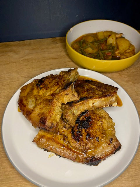 Kua Kling Marinaded Pork Loin