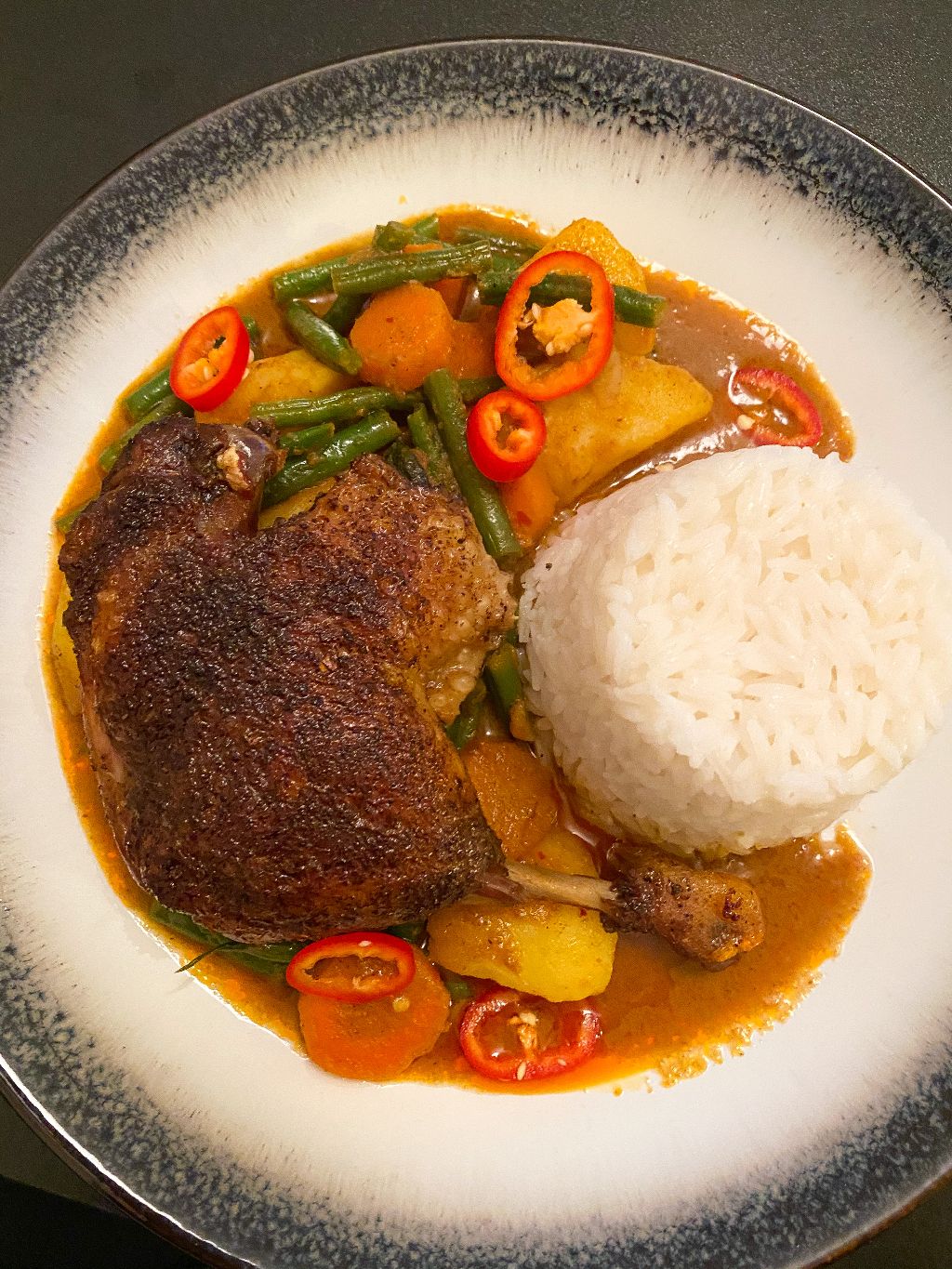Becky's Crispy Duck Panang