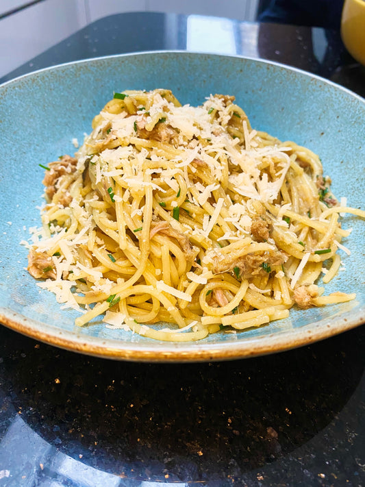 Spicy Tuna Spaghetti Green Curry